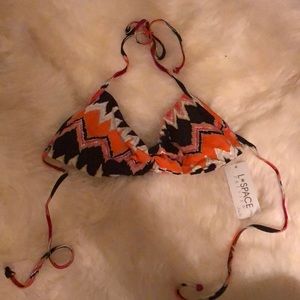 L space bikini top NWT halter bandeau